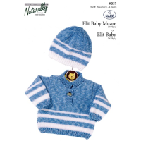 K337 Tab Front Sweater and Hat